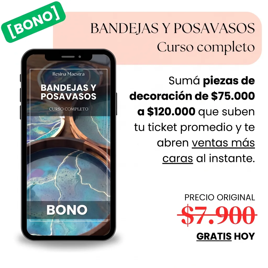 Bandejas y posavasos — bono